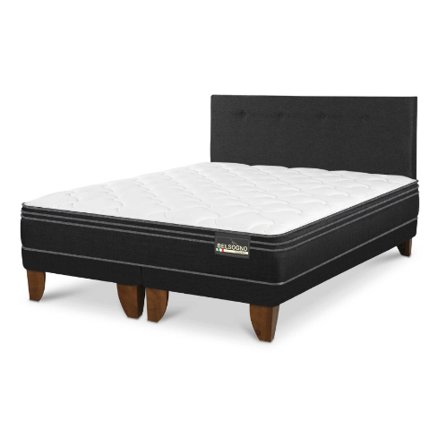 CAMA EUR. BELSOGNO PREMIUM 2 PZA RESP. BLACK BD