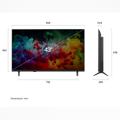 LED 43 SMART TV LG QNED 70ASA 43QNRED70BSC