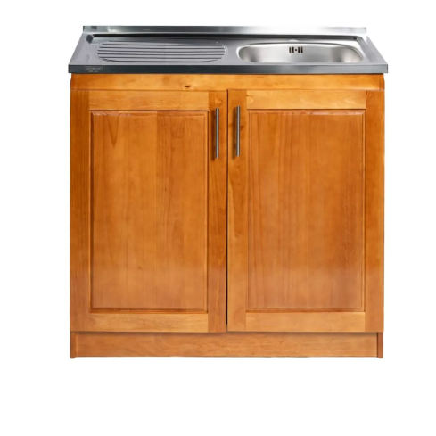 MUEBLE KIT LAVAPLATOS 1,00 MT CARAMELO SEC/IZQ