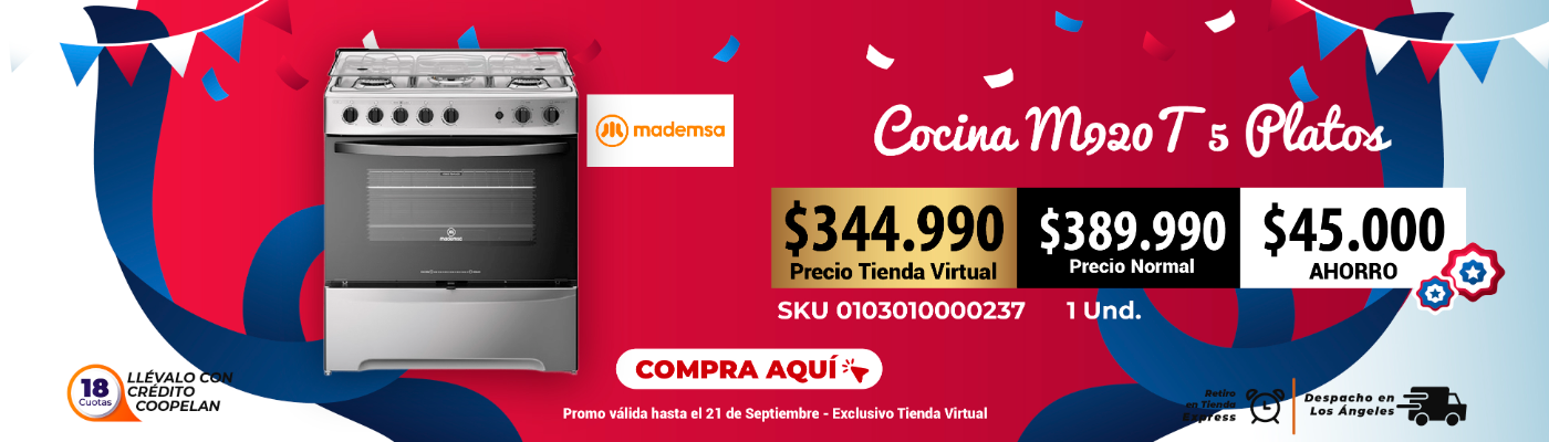 COCINA MADEMSA M920 T 5P