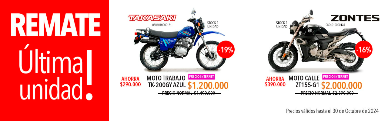 Remate Motos