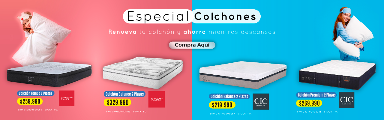 Especial Colchones