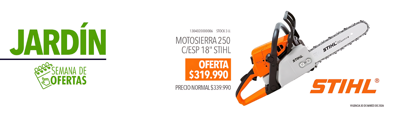 Jardín - Motosierra 250